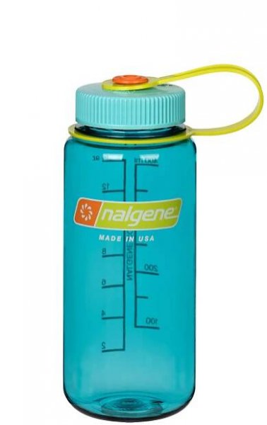 Turistická láhev Nalgene s širokým náustkem WM 0.5 L mořská