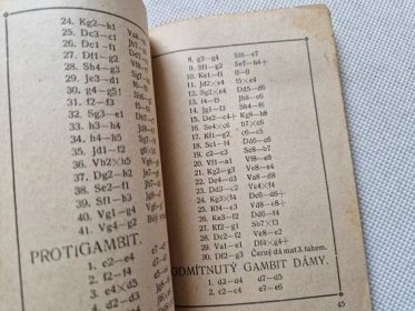 Stará příručka - Královská hra Šachy 1921 návod Lorenz Třebíč - Knihy