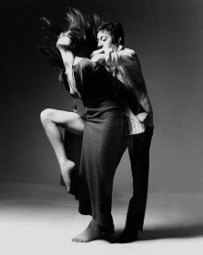 Jane Birkin And Serge Gainsbourg by Bert Stern