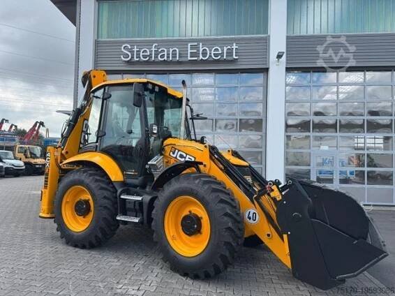 Rypadlonakladač JCB 4CX Pro / Klappschaufel / Dual Drive / Neu
