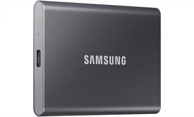 Samsung Portable SSD T7 1000 GB Šedá (MU-PC1T0T/WW)