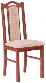 Dřevěná čalouněná jídelní židle z masivu Boss 9 drewmi