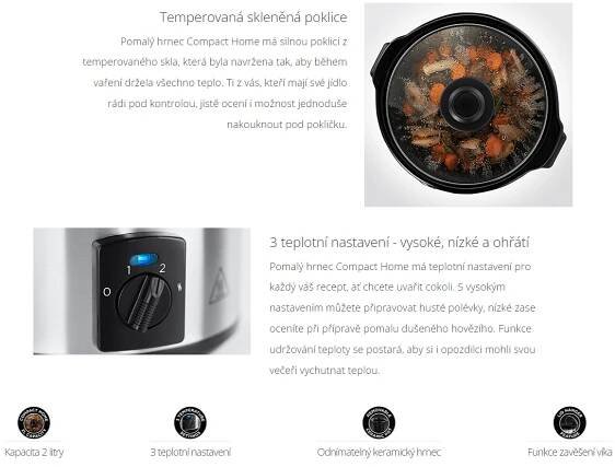 Russell Hobbs Compact Home 25570-56 pomalý hrnec | Softcom Group s.r.o. i6Shop