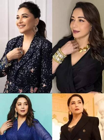 Madhuri Dixit's striking western looks