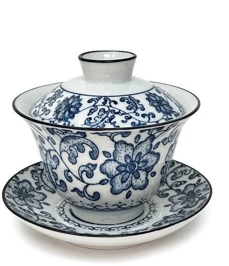Japanese Pattern Gaiwan - Flower