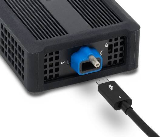OWC ClingOn used on the OWC Thunderbolt 4 10G Ethernet Adapter