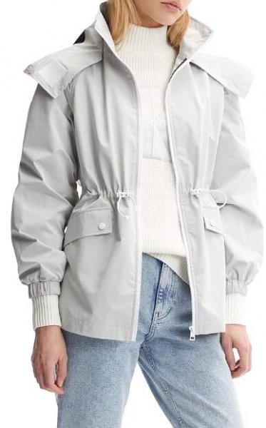 Calvin Klein dámská šedá bunda