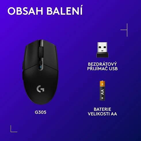 Logitech G305 černá