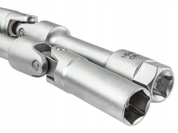NÁSTRČNÉ KLÍČE NA ŽHAVICÍ SVÍČKY DLOUHÉ S KLOUBEM 8-16 MM 3/8" Váha výrobku včetně jednotkového obalu 0.5 kg