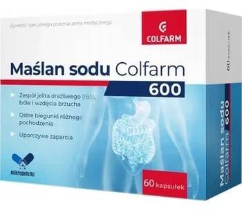 Máselník sodný 600 mg 60 kapslí Colfarm, IBS