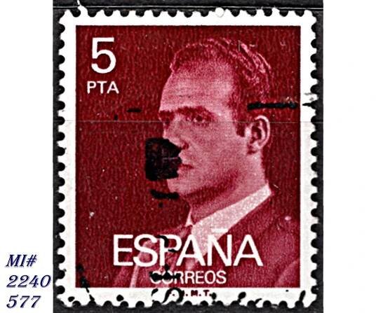 Španělsko, král Juan Carlos I., - Známky