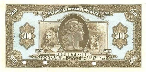 500 Kč 1923 rub