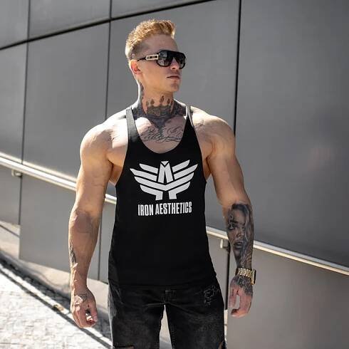 Funkční tílko Iron Aesthetics, černé