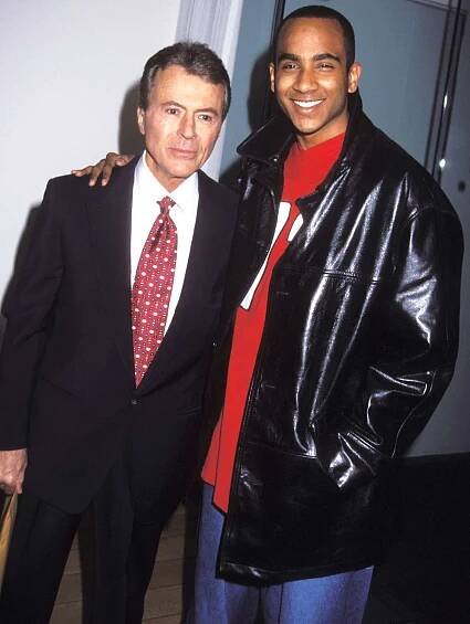 James Darren and Cirroc Lofton Star Trek: Deep Space Nine Series Wrap Party in 1999.