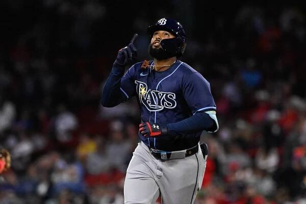 Junior Caminero of the Tampa Bay Rays.