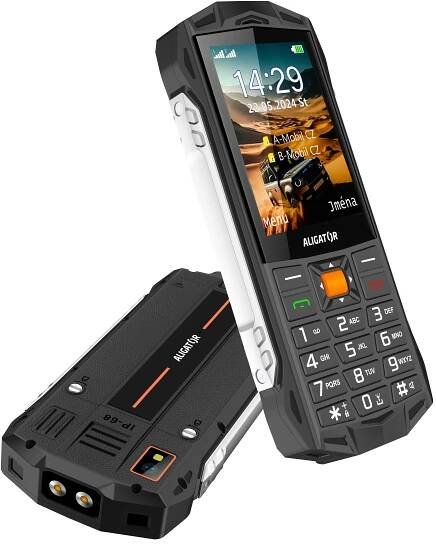 Mobilní telefon Aligator R45 eXtremo černá barva
