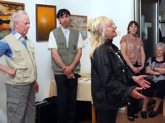 2013-04-30 - Vernisáž výstavy maleb - Josef Macek a Rostislav Knápek - Obec Bludov