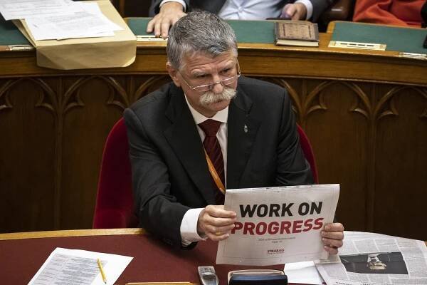 Sulyok Tamás, az Alkotmánybíróság elnöke a Fidesz államfőjelöltje