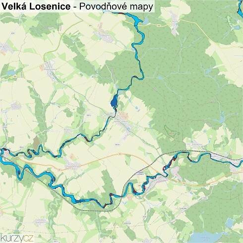 Velká Losenice - mapy | Kurzy.cz