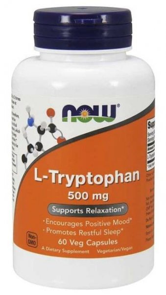 L-Tryptofan 500 mg - NOW Foods