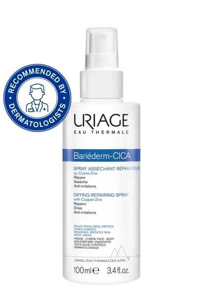 URIAGE BARIÉDERM Drying Repairing CICA-Spray, 100ml 1×100 ml, vysušujúci regeneračný sprej