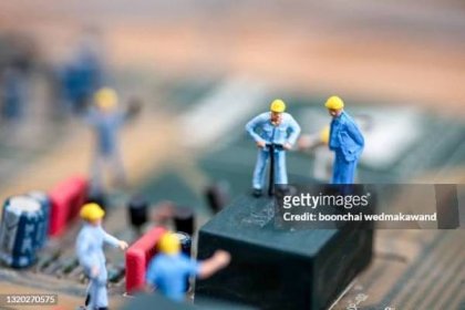 miniature electronic technician - little model stock pictures, royalty-free photos & images