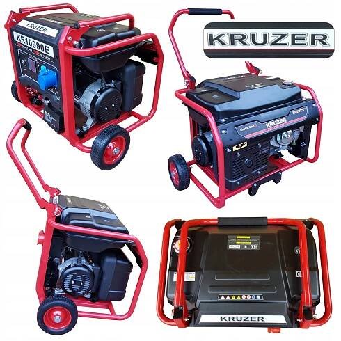 Elektrocentrála Kruzer KR10990E 7500W AVR 1F výkonný generátor proudu