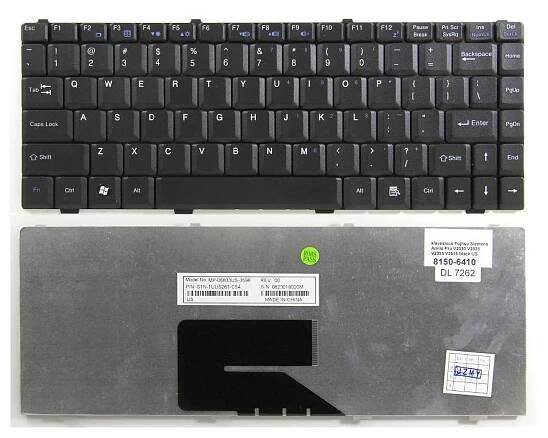 klávesnice Fujitsu Siemens Amilo Pro V2030 V2035 V2055 V3515 černá US