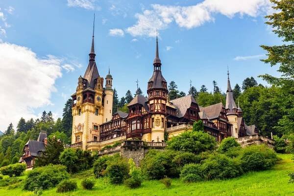 Peles Castle, Sinaia, Rumunsko — Stock obrázek