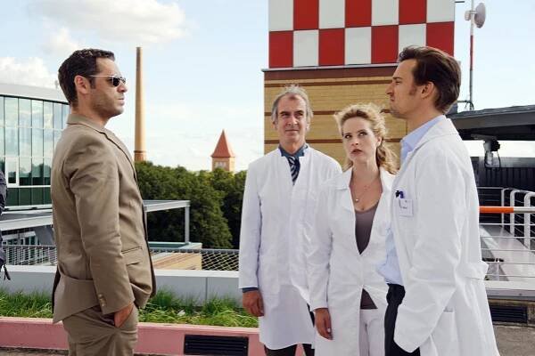 Deník doktorky - Auvajs! Pád z kariérního žebříčku - Z filmu - Tobias Oertel, Peter Prager, Diana Amft, Florian David Fitz