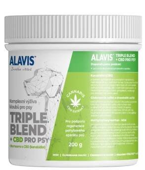 ALAVIS™ Triple Blend + CBD pro psy 200 g