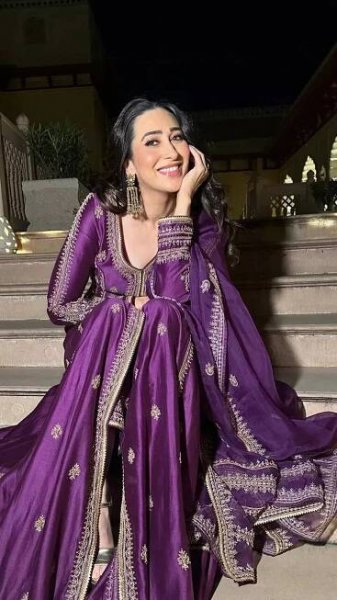 Karisma Kapoor's stylish experiments with ethnic wear