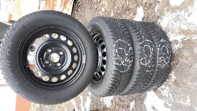 Sada 4 kol na Suzuki Ignis, 165/70 R14 81T, Pneu Fulda Montero zimní