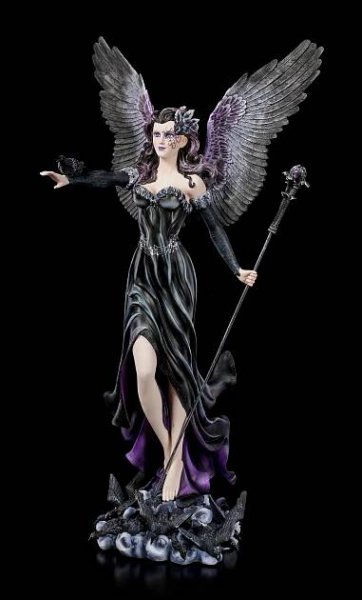 Large Dark Angel Figurine - Maeven