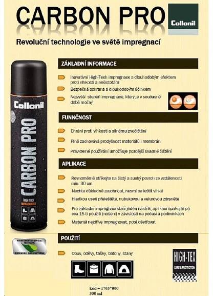 Collonil NEUTRAL CARBON PRO new 400 ml impregnace extremní účinek - Údržba obuvi | ASC group - vše pro firmy - drogerie