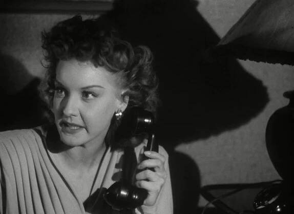 Ann Savage In A Scene From The Movie &Amp;Quot;Detour,&Amp;Quot; 1945.
