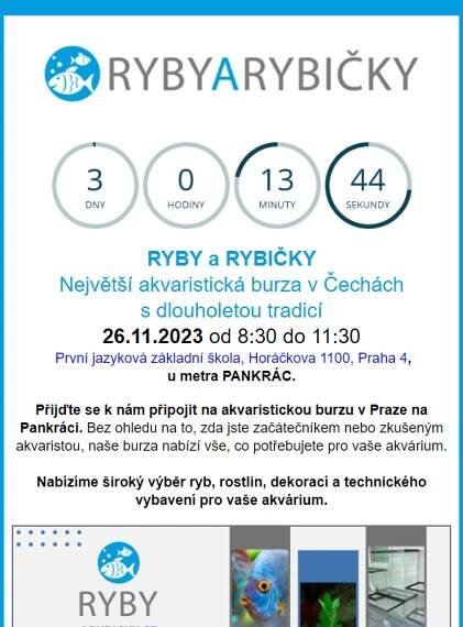 _  Akvaristická burza  Praha/Pankrác  - 26.11.2023