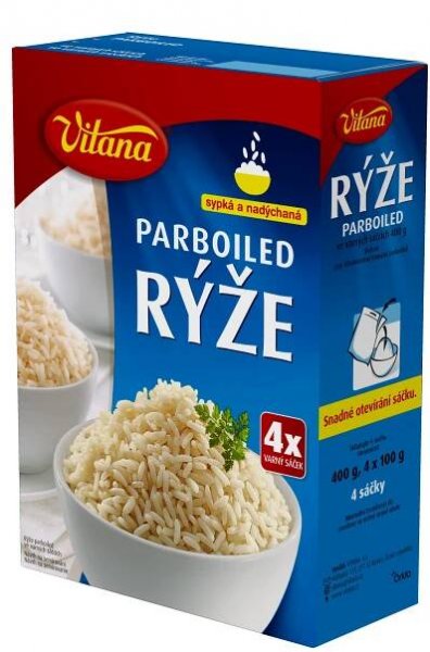 Vitana Parboiled rýže varné sáčky 4 x 100g