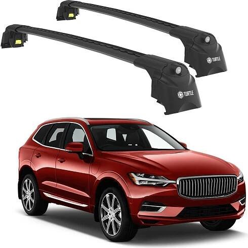 TURTLE STŘEŠNÍ NOSIČ AIR-2, Černá VOLVO XC60 ALL 2018 - 2024 (SUV)