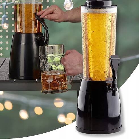 Dávkovač nalévač alkoholu a pivo Distributor LED Kohoutek Chladící dispenser za 914.00CZK - Allegro
