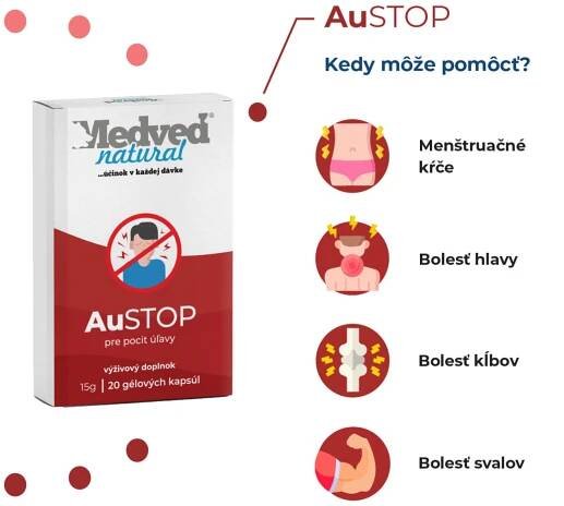 1+1 ZADARMO AuSTOP 20 kapsúl (40 kapsúl spolu)