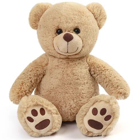 Brown Teddy Bear Stuffed Animals, 12 Inch Cute Plush Teddy Bear Toy, Plushies Gift for Kids, Toddlers, Boys And Girls, Easter Decoration, Children Bir
