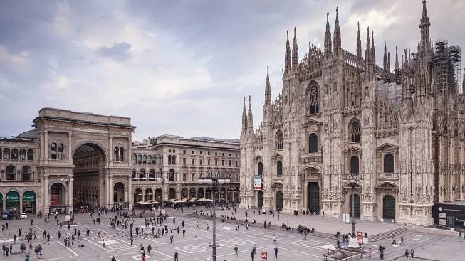 Julian Elliott Photography/Getty Images The canals allowed boats to sail into the city centre, with marble for the Duomo transported via the waterways (Credit: Julian Elliott Photography/Getty Images)