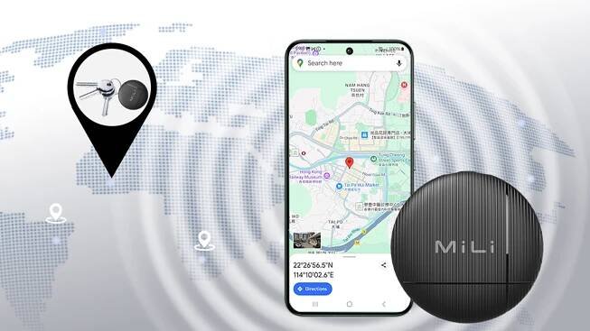 GPS lokátor LiTag MiLi ANDROID pro batoh na klíče a zavazadla kola obojku Stav balení originální