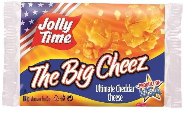 Jolly time popcorn 100g The big cheez (18) | Eshop Tham & Ha Plus