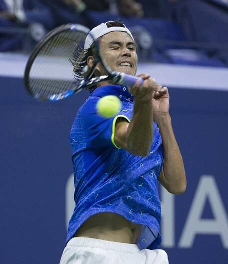 Taro Daniel in action at the US Open.