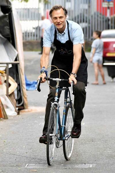 David Morrissey 'The Bike Project' photocall, London, UK - 12 Jul 2018