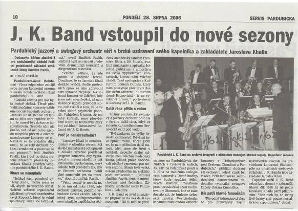 JK Band Pardubice - Psalo se o nás