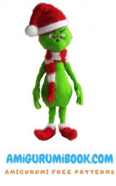 Christmas Grouch Amigurumi Free Pattern - Free Amigurumi Crochet Patterns