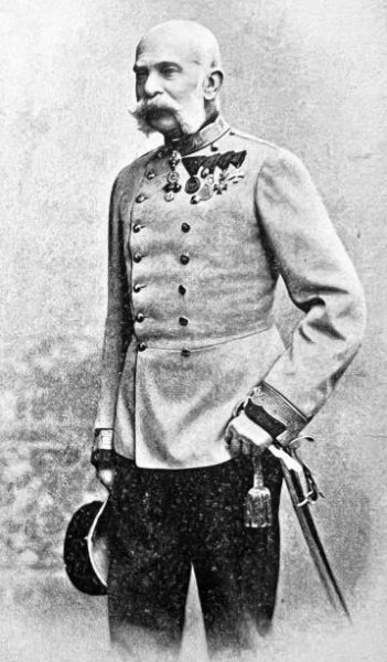 františek josef i. rakouský - franz joseph i of austria stock ilustrace